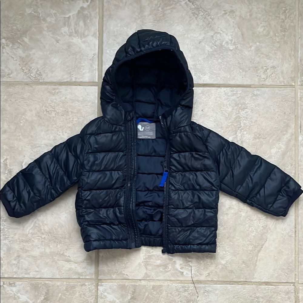Primary Black Puffer Jacket